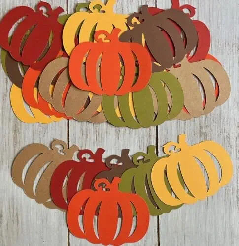 Pumpkin cutouts thanksgiving - cutouts,