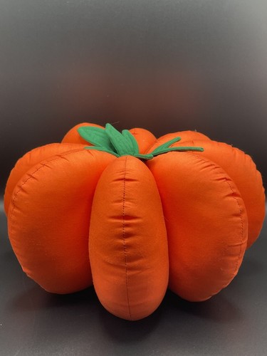 Vintage large fabric - vintage, pumpkin