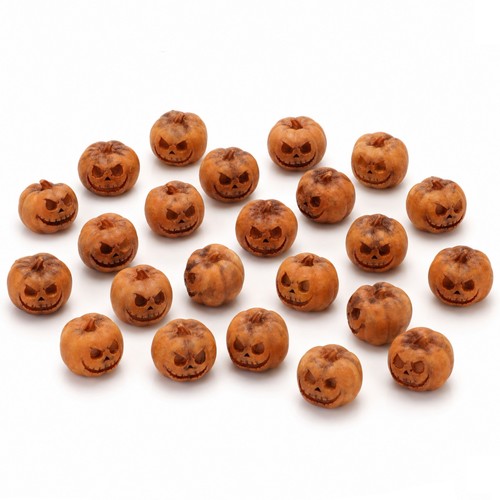 Mini resin pumpkins - 20,